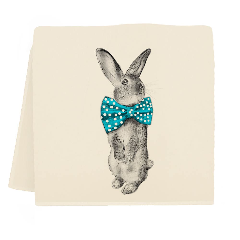 Featured image for “Bunny Bowtie Tea Towel”