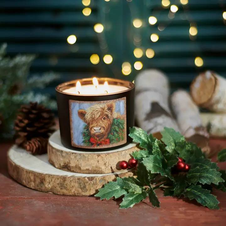 Featured image for “Christmas Cow Candle”